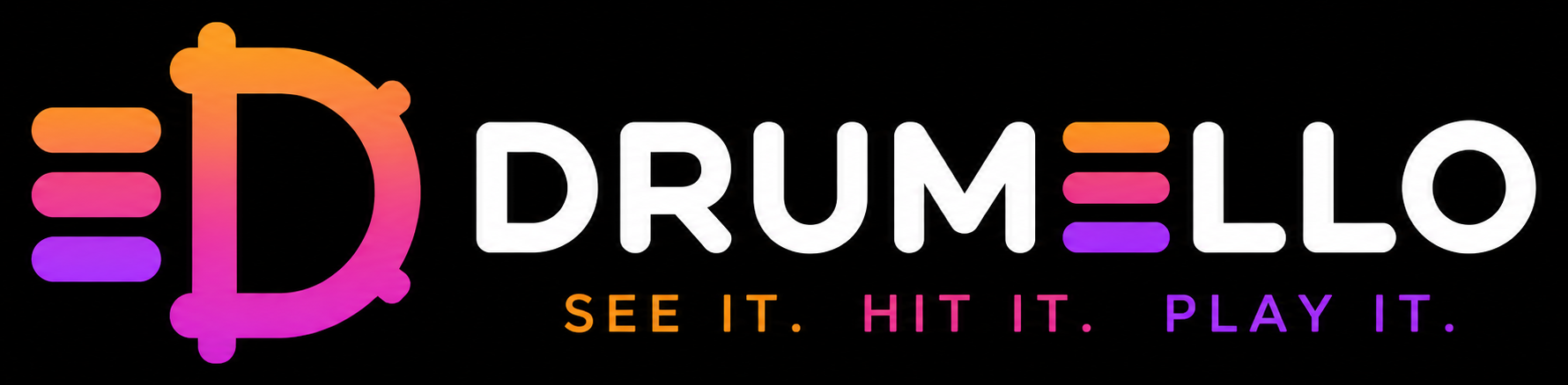 Drumello — See it. Hit it. Play it.